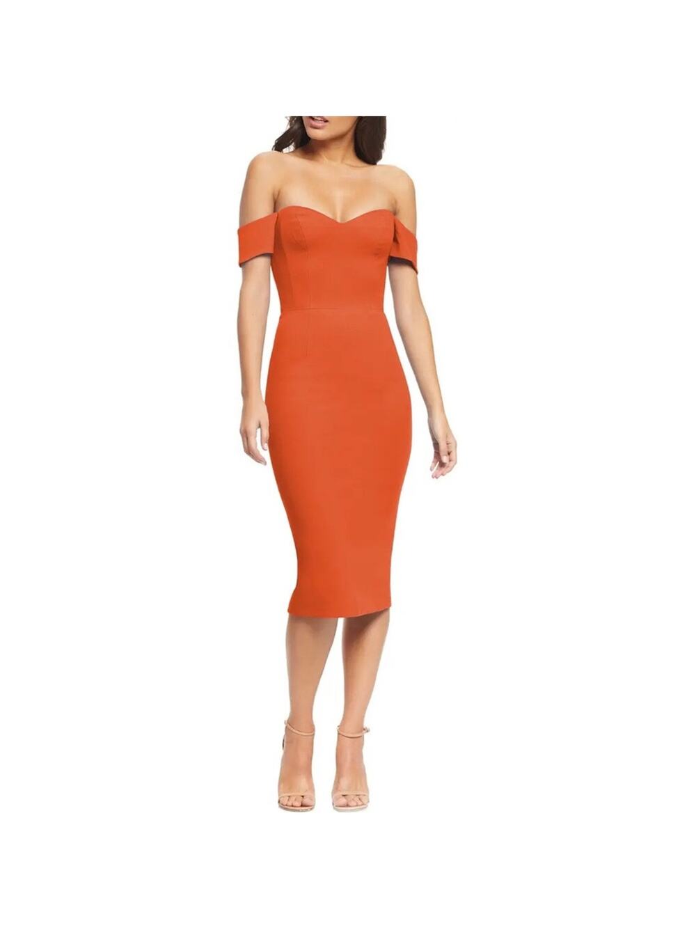 Dress The Population Bailey Off The Shoulder Dress Nwot $178